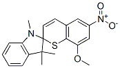 8'-METHOXY-1,3,3-TRIMETHYL-6'-NITROSPIRO[INDOLINE-2,2'-THIOCHROMENE] Structure
