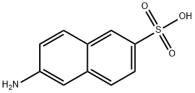 6-Amino-2-naphthalenesulfonic acid 구조식 이미지