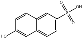 6-Hydroxynaphthalene-2-sulphonic acid 구조식 이미지