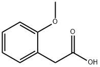 2-Methoxyphenylacetic acid 구조식 이미지