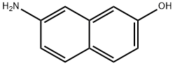 7-아미노-2-나프톨 구조식 이미지