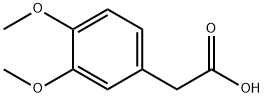 (3,4-Dimethoxyphenyl)acetic acid 구조식 이미지
