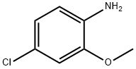 4-클로로-2-메톡시아닐린 구조식 이미지