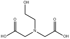 N-(2-HYDROXYETHYL)IMINODIACETIC ACID 구조식 이미지