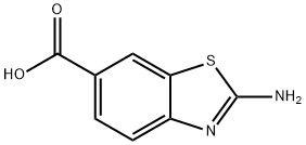 2-Aminobenzothiazole-6-carboxylic acid 구조식 이미지