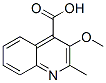 Cinchoninic acid, 3-methoxy-2-methyl- (7CI) Structure