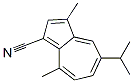 5-Isopropyl-3,8-dimethyl-1-azulenecarbonitrile Structure