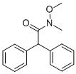 N-METHOXY-N-METHYL-2,2-DIPHENYL-ACETAMIDE Structure