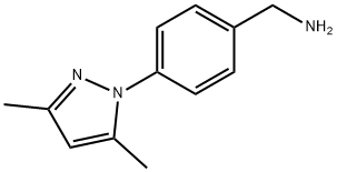 4-(3,5-Dimethyl-1H-pyrazol-1-yl)benzylamine 97% Structure
