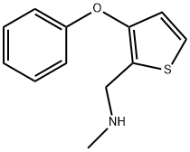 N-메틸-(3-페녹시티엔-2-YL)메틸아민 구조식 이미지