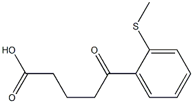 5-(2-(METHYLTHIO)PHENYL)-5-OXOVALERIC ACID Structure
