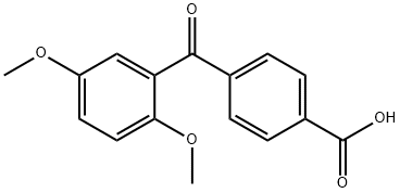 4-(2,5-DIMETHOXY-BENZOYL)-BENZOIC ACID Structure