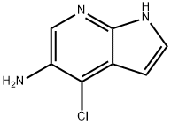 4-클로로-1H-피롤로[2,3-b]피리딘-5-a 구조식 이미지
