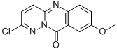 10H-PYRIDAZINO[6,1-B]QUINAZOLIN-10-ONE, 2-CHLORO-8-METHOXY- 구조식 이미지