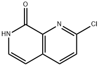 2-CHLORO-7,8-DIHYDRO-1,7-NAPHTHYRIDIN-8-ONE Structure