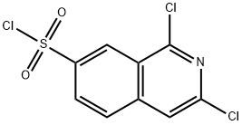 1,3-DICHLOROISOQUINOLINE-7-SULFONYL CHLORIDE Structure