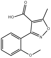 3-(2-Methoxyphenyl)-5-methyl-2,3-dihydroisoxazole-4-carboxylic acid Structure