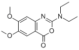 2-(DIETHYLAMINO)-6,7-DIMETHOXY-4H-3,1-BENZOXAZIN-4-ONE Structure