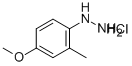 4-METHOXY-2-METHYLPHENYLHYDRAZINE HYDROCHLORIDE 구조식 이미지