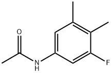 아세트아미드,N-(3-플루오로-4,5-디메틸페닐)- 구조식 이미지