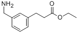 에틸3-(3-(아미노메틸)페닐)프로파노에이트 구조식 이미지