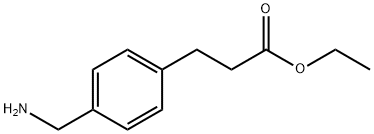 에틸3-(4-(아미노메틸)페닐)프로파노에이트 구조식 이미지