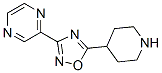 2-(5-PIPERIDIN-4-YL-1,2,4-OXADIAZOL-3-YL)PYRAZINE 구조식 이미지