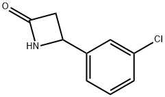 4-(3-CHLOROPHENYL)-2-AZETIDINONE Structure