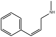 2-Propen-1-amine, N-methyl-3-phenyl-, (Z)- (9CI) Structure