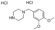 1-(3,4-Dimethoxy-benzyl)-piperazinedihydrochloride Structure