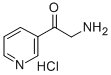 2-아미노-1-피리딘-3-일-에타논염산염 구조식 이미지