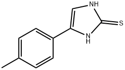 4-(4-Methyl-phenyl)-1,3-dihydro-iMidazole-2-thione Structure