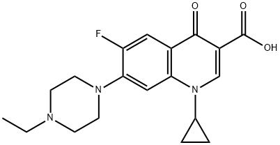 Enrofloxacin 구조식 이미지
