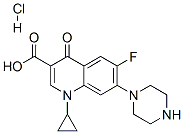 Ciprofloxacin HCl 구조식 이미지