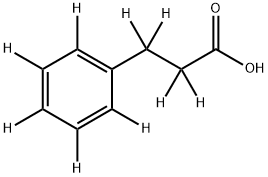 HYDROCINNAMIC-D9 ACID Structure