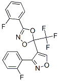 3-(2-FLUOROPHENYL)-5-(3-(2-FLUOROPHENYL)ISOXAZOL-4-YL)-5-(TRIFLUOROMETHYL)-1,4,2-DIOXAZOLE Structure