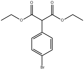 2-(4-BROMOPHENYL)-PROPANEDIOIC ACID, 1,3-DIETHYL ESTER Structure