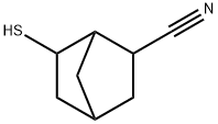 Bicyclo[2.2.1]heptane-2-carbonitrile,  6-mercapto- Structure