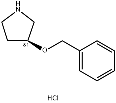 (S)-3-BENZYLOXY-PYRROLIDINE HYDROCHLORIDE
 Structure