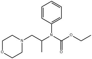 ethyl N-(1-morpholin-4-ylpropan-2-yl)-N-phenyl-carbamate Structure