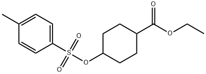 ethyl 4-(tosyloxy)cyclohexanecarboxylate Structure