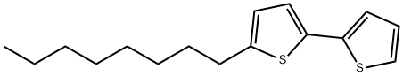 5-n-옥틸-2,2'-비티오펜 구조식 이미지