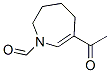 1H-Azepine-1-carboxaldehyde, 6-acetyl-2,3,4,5-tetrahydro- (9CI) Structure