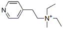 (2-(4-Pyridyl)ethyl)diethylmethylammonium  Structure