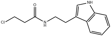 3-CHLORO-N-[2-(1H-INDOL-3-YL)ETHYL]PROPANAMIDE Structure