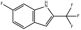 6-FLUORO-2-TRIFLUOROMETHYLINDOLE Structure