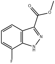 Methyl 7-fluoro-1H-indazole-3-carboxylate Structure