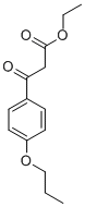 ethyl 3-oxo-3-(4-propoxyphenyl)propanoate Structure