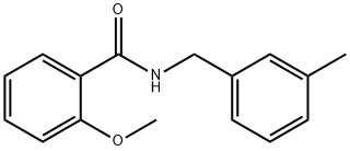 2-Methoxy-N-(3-Methylbenzyl)benzaMide, 97% Structure