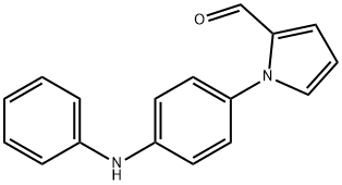 1-[4-(페닐아미노)페닐]-1H-피롤-2-카르복스알데히드 구조식 이미지